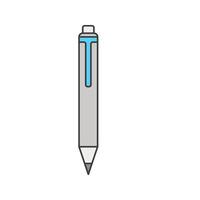 Mechanical Pencil, A precision writing tool, symbolizing sketching and note-taking. vector