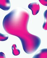 Vibrant fluid gradient background with smooth color transitions, perfect for modern designs and digital art. vector