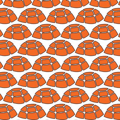 pattern with tortoises. illustration of tortoises.