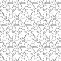 pattern with turtles. vector