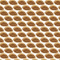 pattern with almonds vector