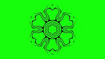 Kaleidoscopic Teardrop Patterns With Dynamic Radial Motion and Seamless Loop Animation video