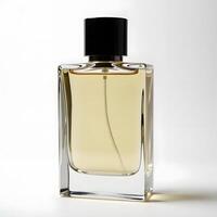 Leather Scented Elixir A Luxurious Fusion of Cucumber, Raspberry, and Lavender in a Chic, Unlabeled Bottle photo