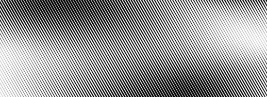 Linear gradient texture. Black diagonal stripes gradation background. Thin to thick fade slanted pattern backdrop. Oblique parallel strokes wallpaper for overlay, print, cover, banner vector