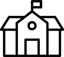 School Icon Design with Educational Symbol for Learning and Academic Graphics vector