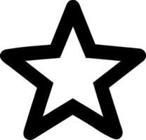 Star Icon Design with Modern Geometric Shape for Branding and Digital Interfaces vector