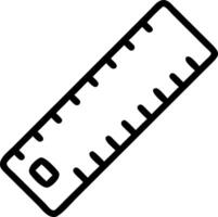 Ruler Icon Design Featuring Measurement Tools for Education and Graphic Design vector
