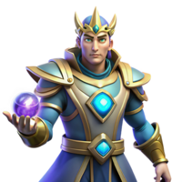 Royal Sorcerer Magic Fantasy A magical scene of a sorcerer navigating a world of magic and fantasy, capturing the essence of enchantment in a digital world. png