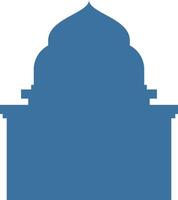 The Use of Mosque Illustrations in Islamic Art and Design vector