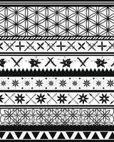 traditional customize tribal pattern background vector