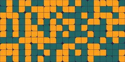 Yellow and green seamless checkered pattern. For use in Presentation, Flyer,Cover, textile design, Leaflet, Cards, Landing, Website Design. vector