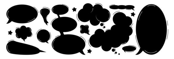 Stylish bubbles for text. vector