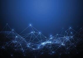 Internet connection abstract sense of science and technology graphic design background vector