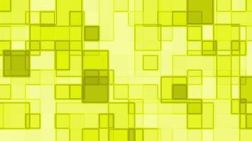 Abstract Yellow Square Pattern Background video