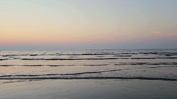 Serene ocean view relaxing waves video