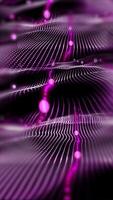 Abstract glowing background with smooth violet waves that change shape to create a unique pattern. video
