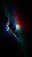 Abstract original background of shiny smoothly moving waves video
