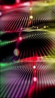 Abstract glowing background with smooth multi-colored waves that change shape, creating a unique pattern. video
