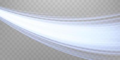 Speed rays, light neon flow, zoom in motion effect, blue glow speed lines, perspective stripes. Abstract background vector