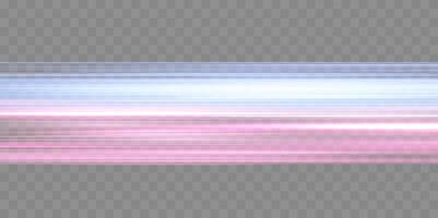 Speed rays, light neon flow, zoom in motion effect, blue and pink glow speed lines, perspective stripes vector