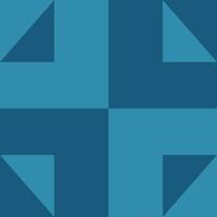 Modern Geometric Pattern in Blue Tones - Abstract Design vector