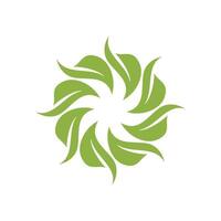 Ornamental Decor Flower for Spa Logo Template Illustration Design. EPS 10. vector
