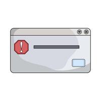 illustration of Print error vector
