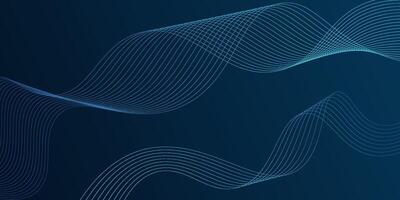 abstract blue wavy background with bright wave lines, wallpaper, for, brochure, landing page. eps10 vector