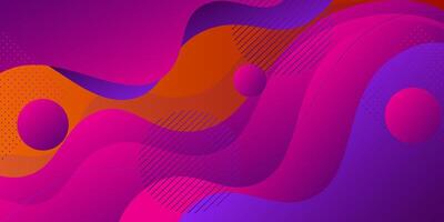 Abstract purple wave background. Realistic wave pattern. Trendy wave color concept. Eps10 vector