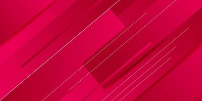 Abstract colorful pink and red gradient illustration background with 3d view rectangle pattern. Dynamic and luxury design. Eps10 vector
