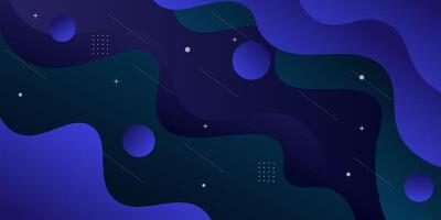 Abstract 3D wave art background design with blue color for design. Eps10 vector