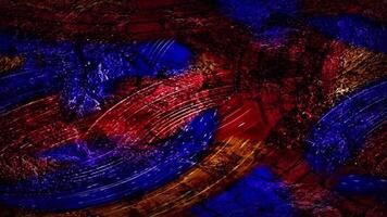 Abstract 4 Patriot Paint Swirl features an abstract animated texture that looks like paint brush strokes and a red yellow gold and blue theme. video