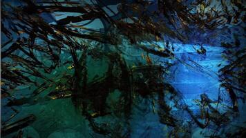 Abstract 8 Ocean Lines features an abstract animated texture in motion with a cool blue color theme and animated lines and shapes video