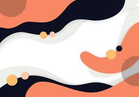 Abstract minimalist design with earthy tones and fluid waves, ideal to use for modern branding or digital content, blending organic movement with calming colors. vector