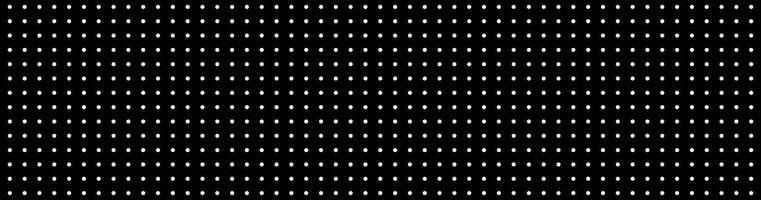 Black and White Dot Pattern on Dark Background. Concept of Geometric Design, Minimalism, Repetition, Contrast. Modern Abstract Art, Visual Texture for Design Projects, Digital Prints. Dotted Banner vector