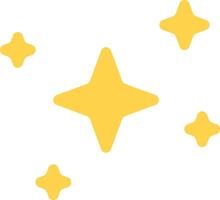 Yellow stars on a white background vector