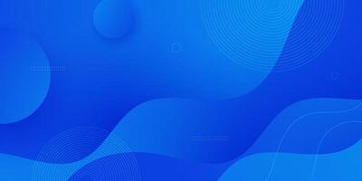 Minimal abstract blue wave background. Modern concept background. Realistic wave with simple geometric pattern. vector