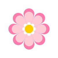Flower icon isolated on white background for your web and mobile app design, Flower symbol concept. vector