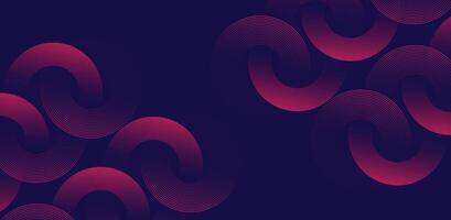 Intertwined deep purple and red curves forming an abstract design, exuding energy and movement digital art feel vector