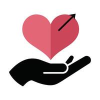 Love And Care Symbol vector