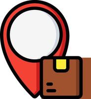 Map pin with credit card and wallet vector
