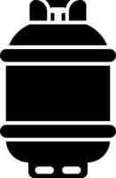 A gas canister icon on a white background vector