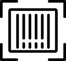 A black and white square with a square grid vector