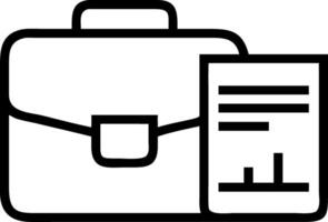 Glossy briefcase and financial newspaper with copy space vector