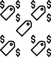 Glossy tiles with holographic currency symbols and sale tags vector