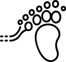 Abstract data streams forming carbon footprint vector