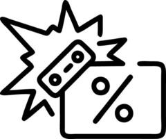 Abstract digital wallet exploding with savings vector
