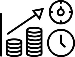 Ascending coins and clock vector