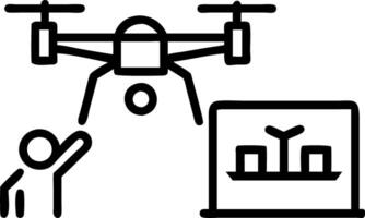 Automated Construction Site Management vector