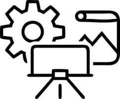 Automated Creative Studio vector